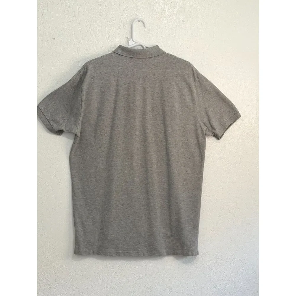 Polo Ralph Lauren Gray Classic Fit Polo Shirt XL Cotton Short Sleeve Men
